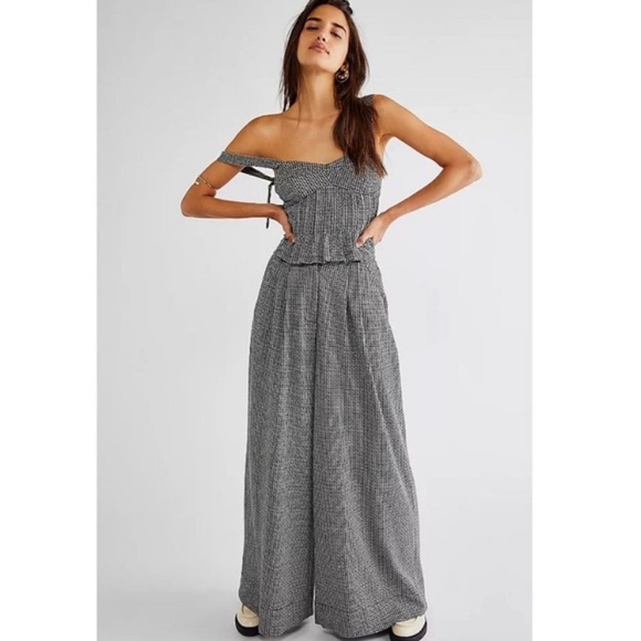 Free People Pants - Houndstooth Set